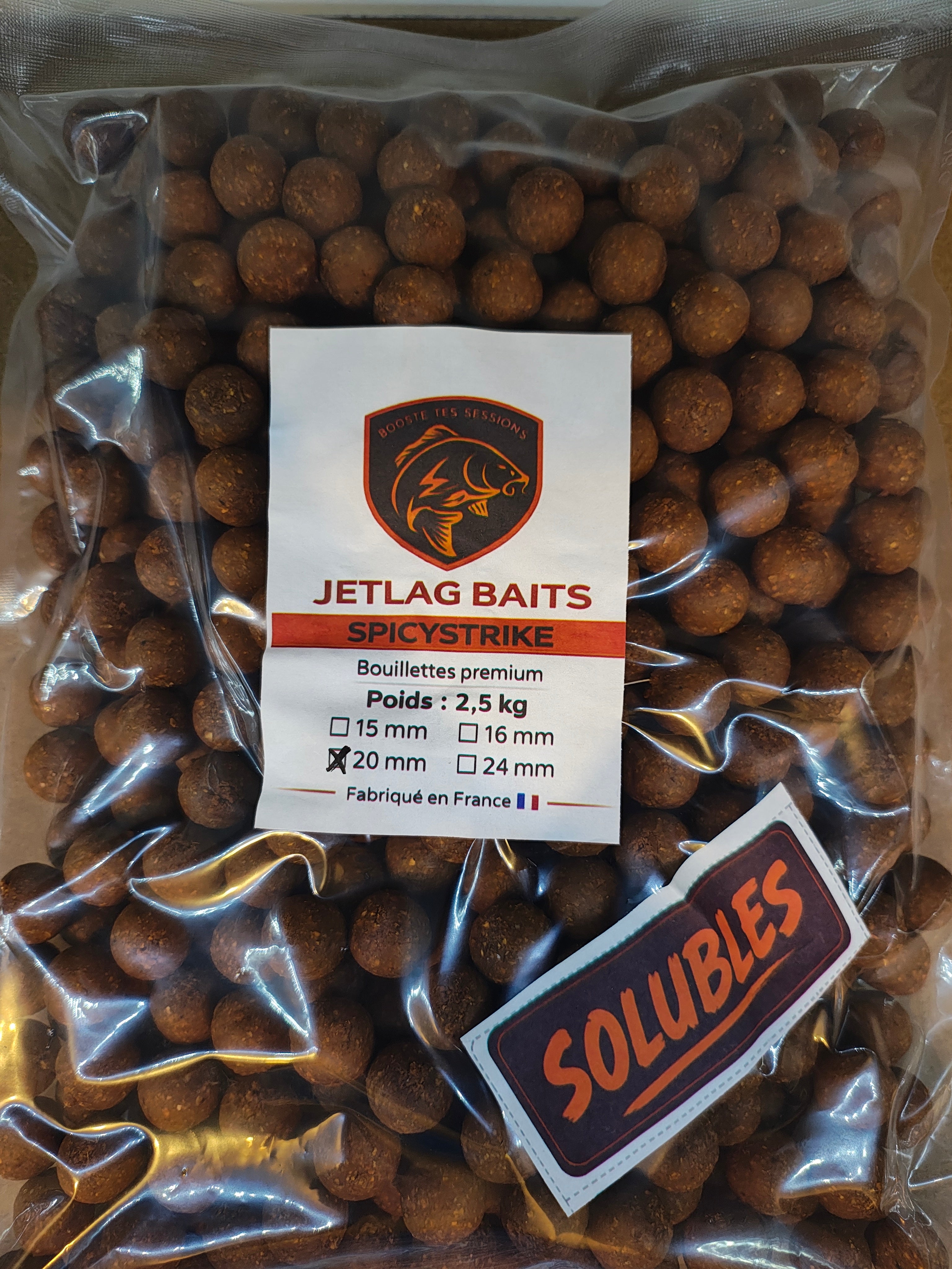 BOUILLETTES SOLUBLES SPICYSTRIKE 20MM