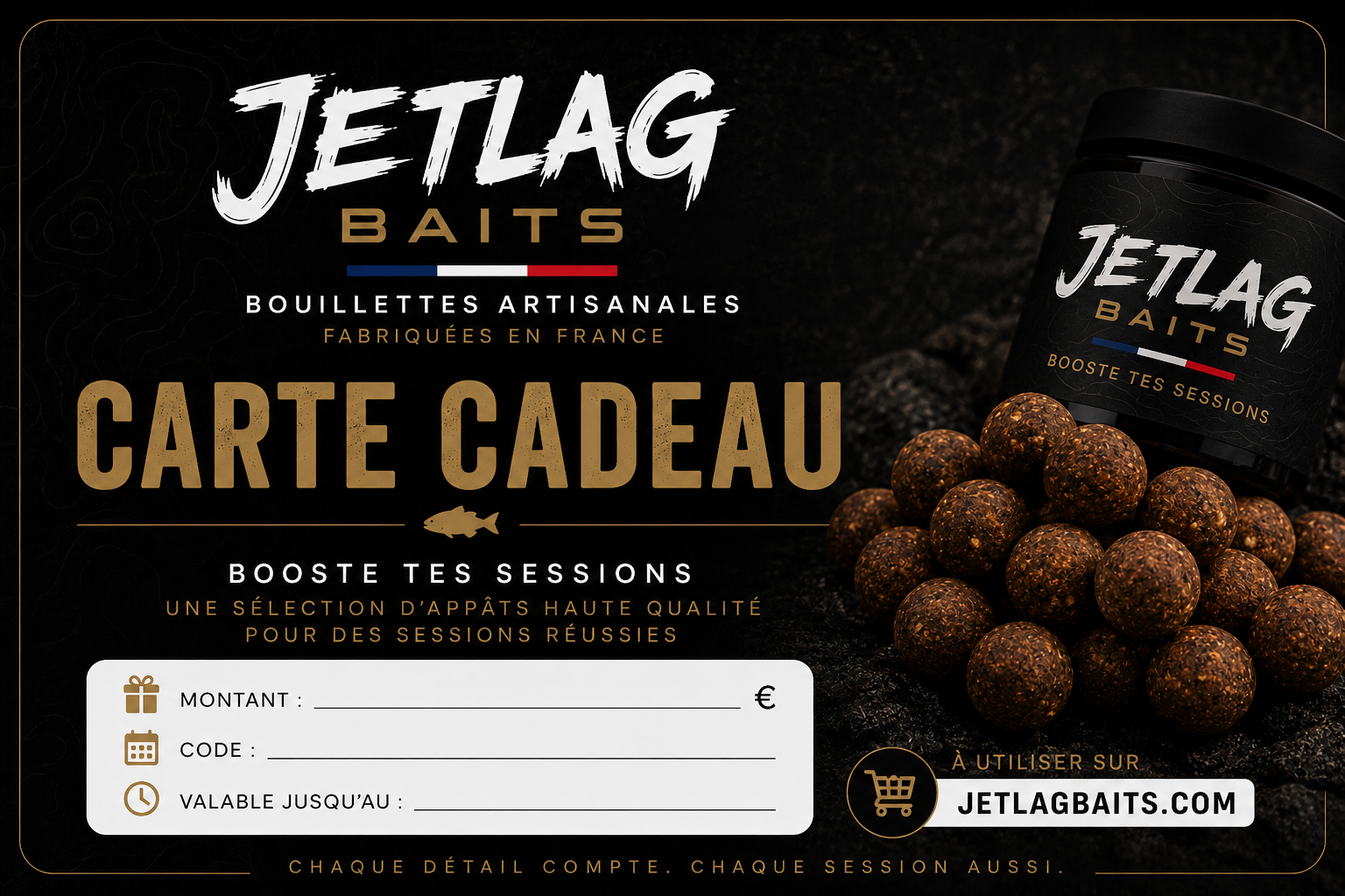 Carte Cadeau Pêche Carpe – JETLAG BAITS